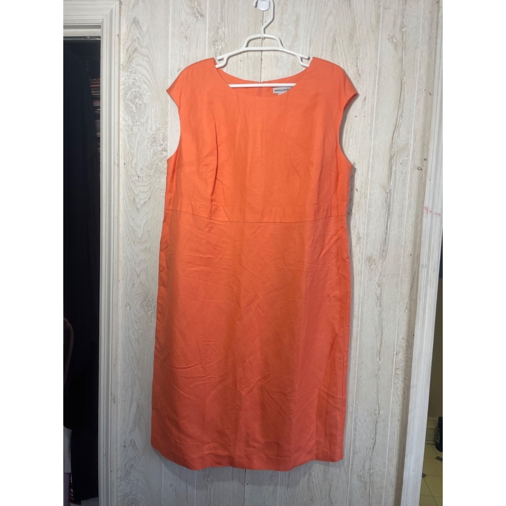 Jessica London Plus Size Sleeveless‎ Knit Dress – Size 17 (COTTON)
